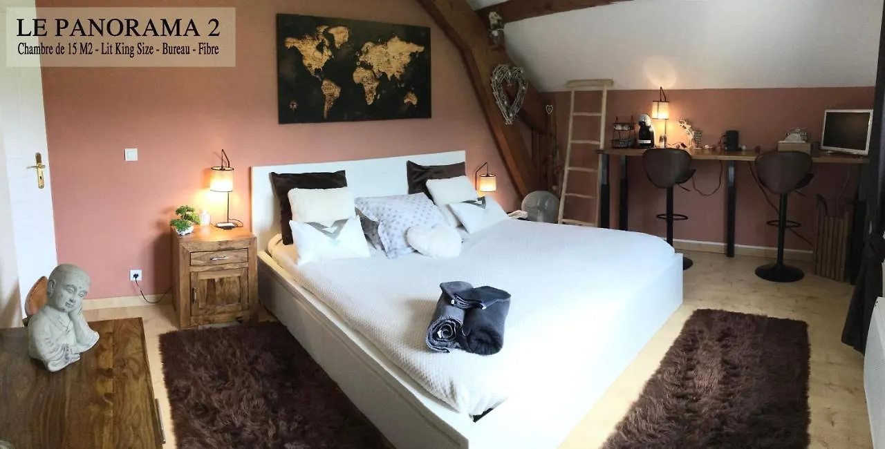 Guest house Location Chambres Le Panorama - Aeroport Geneve - Pays De Gex Chevry